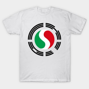 Korean Italian Multinational Patriot Flag Series T-Shirt